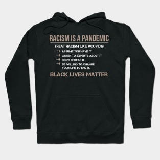 Racism is a Pandemic - Black Lives Matter Hoodie